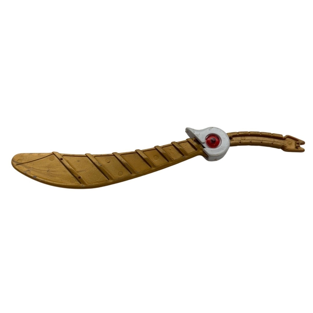Vintage Golden Scimitar Sword for Bandai Tigerzord Power Ranger 8.25 Inch